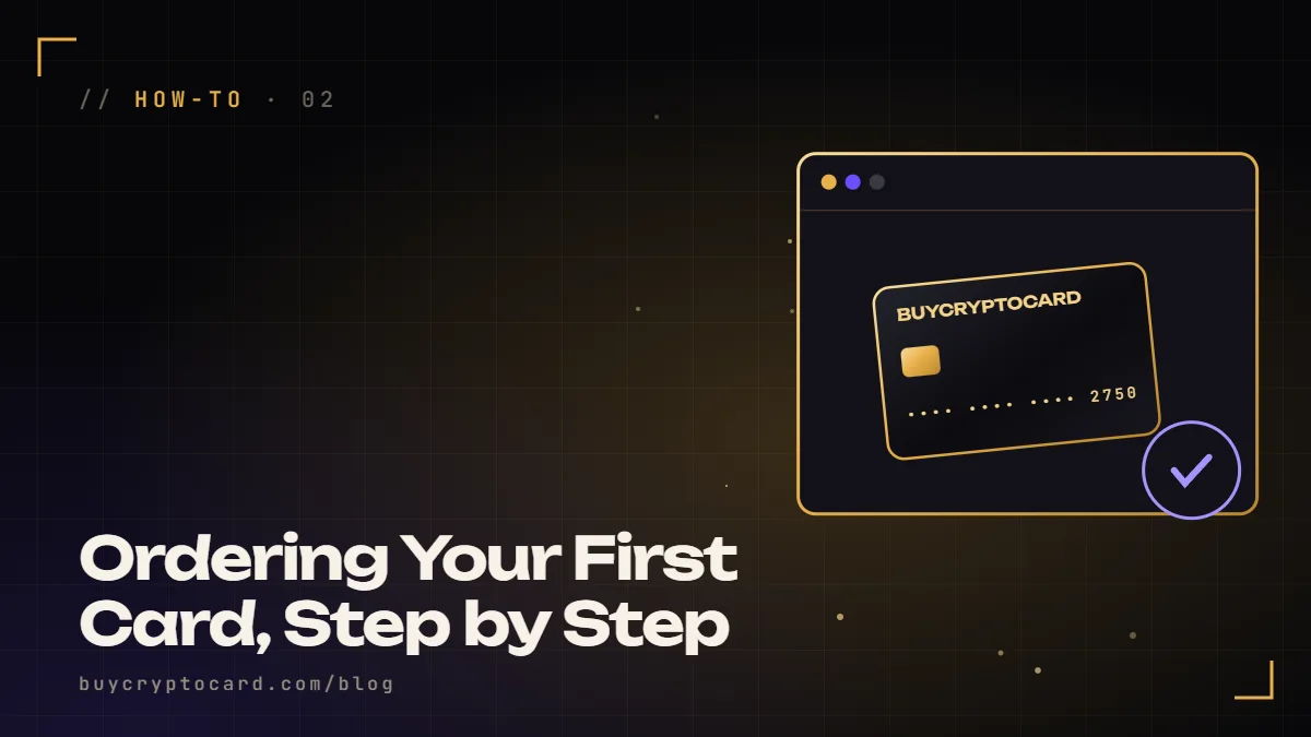 A black metal card sliding out of a gold-framed order form